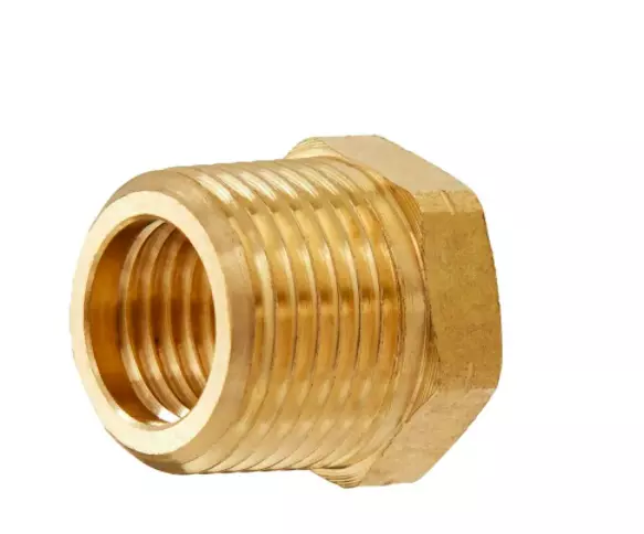 Everbilt LFA-870 3/4 in. MIP x 1/2 in. FIP Brass Pipe Hex Bushing Fitting 782454