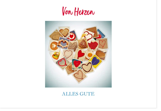 Grußkarten Von Herzen Alles Gute Gutsch