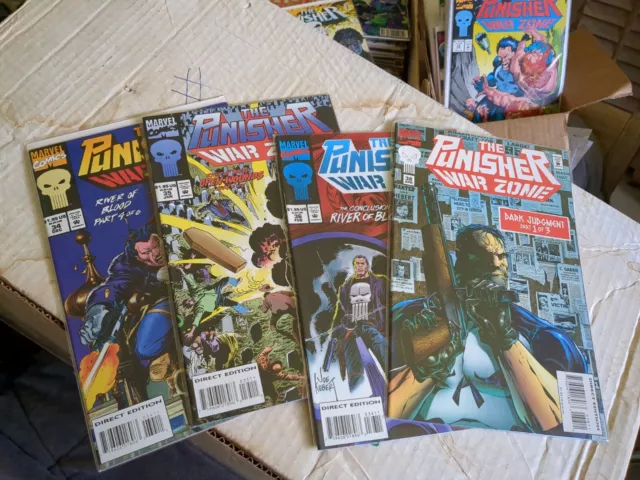The Punisher: War Zone #34, 36  Vol. 1 (1992-1995) Marvel Comics, High Grade