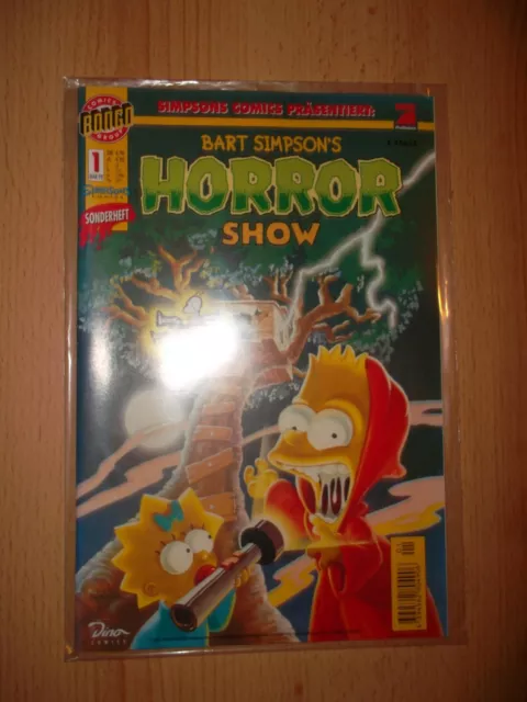 Bart Simpson´s Horror Show 1 Dino Comics 1998 in Schutzhülle