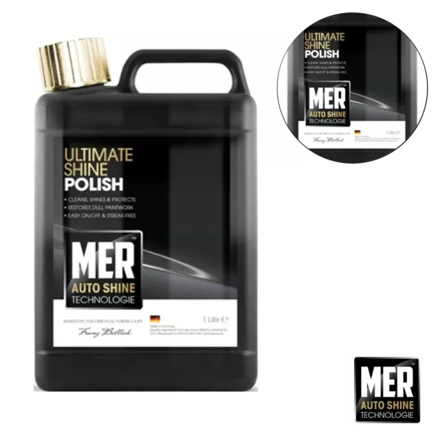 Mer NEW Ultimate Shine Car Polish Auto Technology Professional Wax 1 Litre