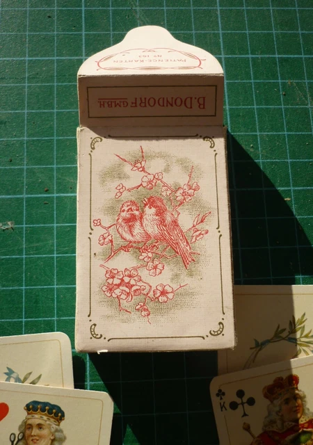 ANCIEN JEU MINIATURE CARTE PATIENCE N 164 B DONDORF GMB FRANKFURT 52 Cartes D 185509