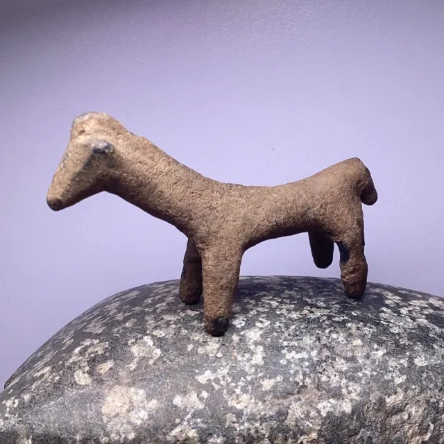 Ancient Luristan Bronze Animal Horse  from ex Estate of Dina Recanati