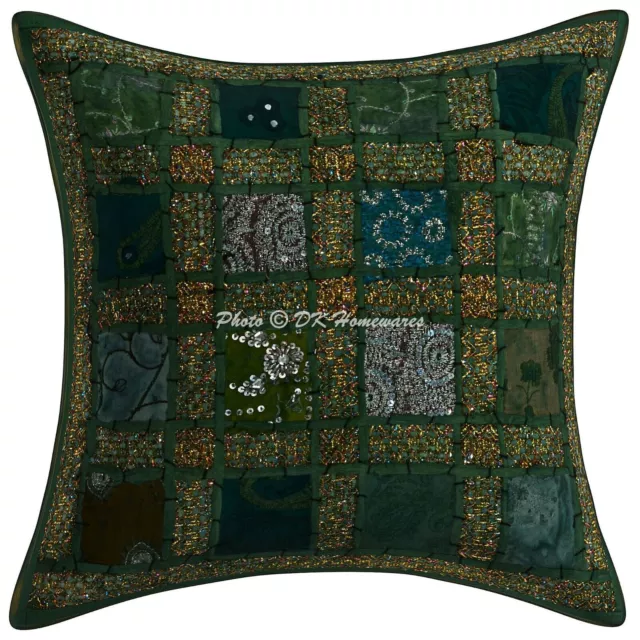 Housse de coussin en coton, taie d'oreiller à paillettes géométriques...