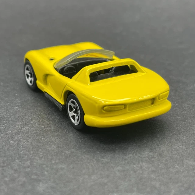 Hot Wheels Dodge Viper RT/10 Sportwagen gelb Druckguss 1/64 Maßstab lose 6