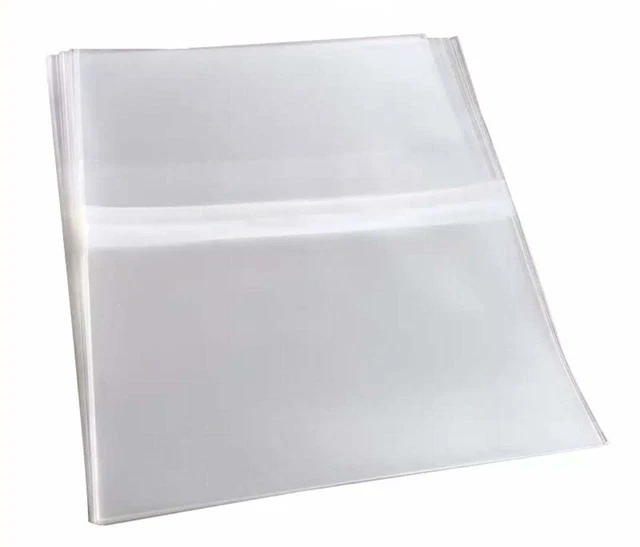 10 DOUBLE CD Sleeves Japanese Resealable Wraps for 24 Disc Fatboy