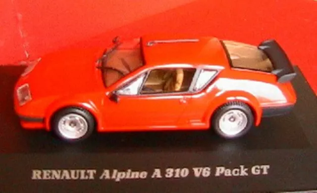 Renault Alpine A310 V6 Pack Gt Rouge Universal Hobbies Hachette 1/43