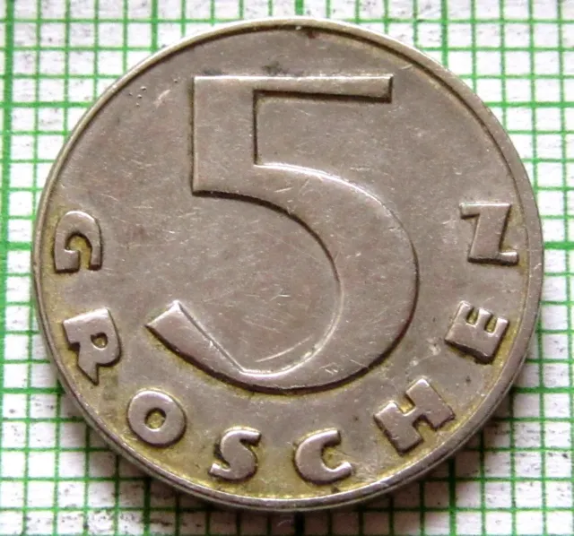 AUSTRIA 1931 5 GROSCHEN PRE-WWII COINAGE - 1 coin - AUSTRIA 1931 5 GROSCHEN