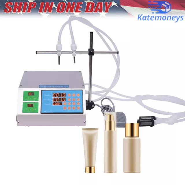 Semi-automatic Liquid Filling Machine 2 Head 1000ml Shampoo Cosmetic Oil Filler