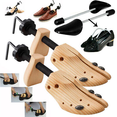 One/Pair 2-Way Wooden Adjustable Shoe Stretcher Expander for Men Women Size 5-13