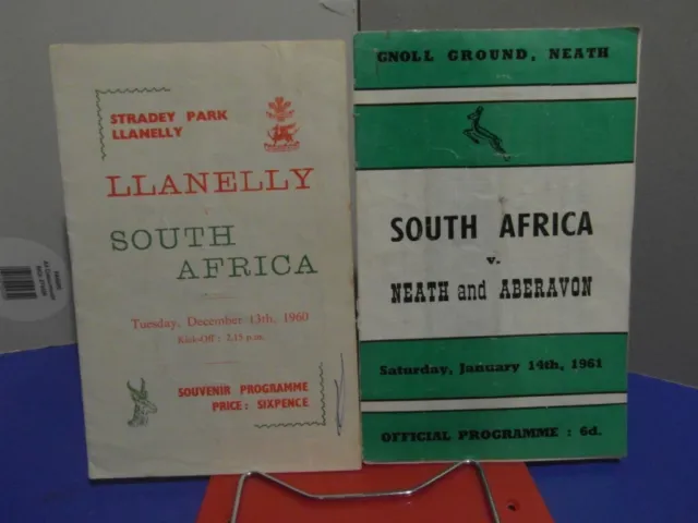 1961 Neath/Aberavon &Llanelli Both    V South Africa     Programme