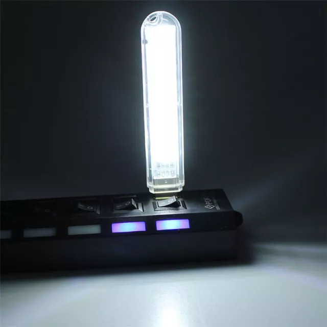 4x Mobile Power USB LED Lamp 8 Leds LED Lamp Lighting Computer Night Light Hot! 3