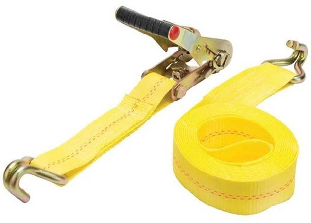 16Ft X 2In Padded Ratchet Tie-Down, J-Hk, 3,333 Wll (10,000 Lbs. Break Strength)