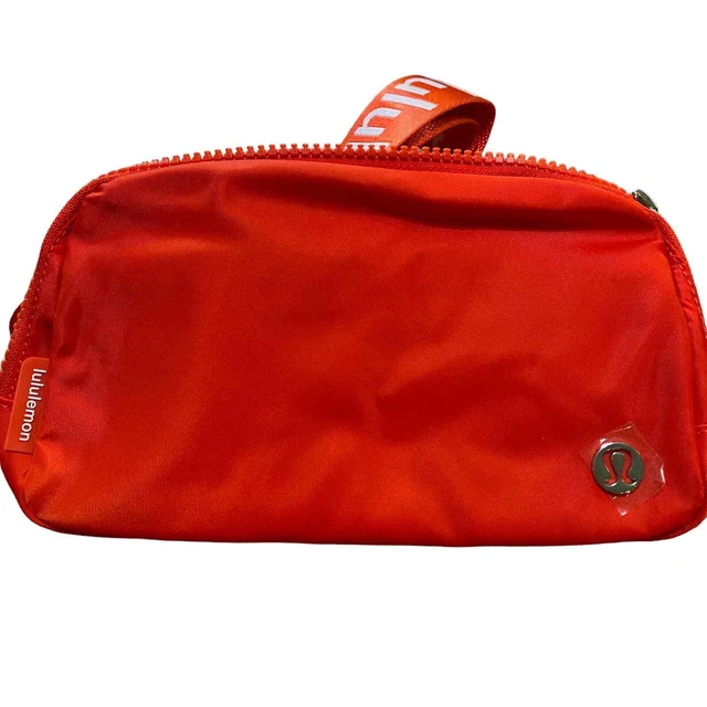 Lululemon Everywhere Belt Bag 1L Solar Orange White NEW