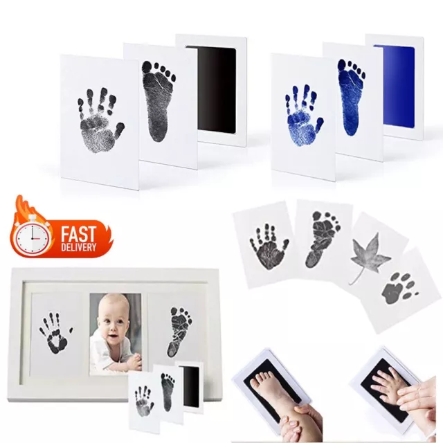 2x Inkless Contact Baby Kit-Hand Foot Print Keepsake Newborn Footprint Handprint