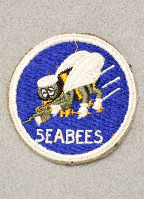 USN Patch 1061: Naval Construction Battalion "SEABEES" - WWII era