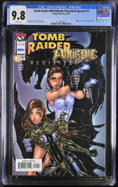TOMB RAIDER/ WITCHBLADE REVISITED SPECIAL #1 CGC 9.8 Image/Top Cow 1998