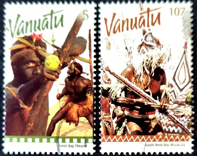 VANUATU 1999 Vanuatu Dances Used Stamps as Per Photos