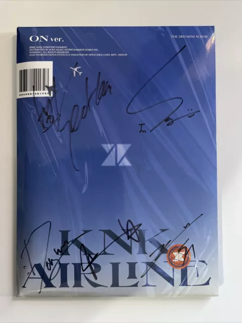 KNK Kpop Album KNK AIRLINE Singned On Version Completed Rare
