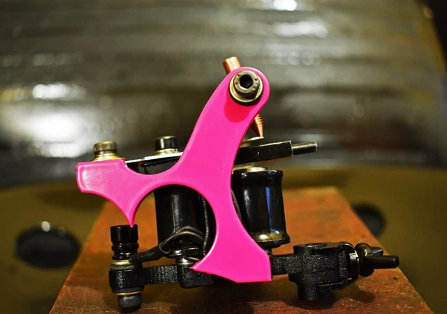 Handmade tattoo machine medium liner 5-14rs, Running 140-145 Hz @ 4.5 V Unloaded