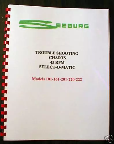 Seeburg 101-161-201-220-222 models Troubleshooting Manu