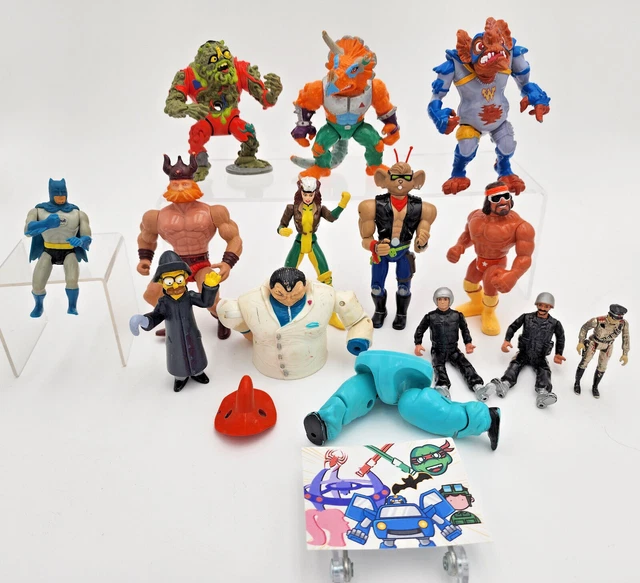 VINTAGE ACTION FIGURES 70s2000s TMNT, DC, MOTU, Marvel, Mego 2.50