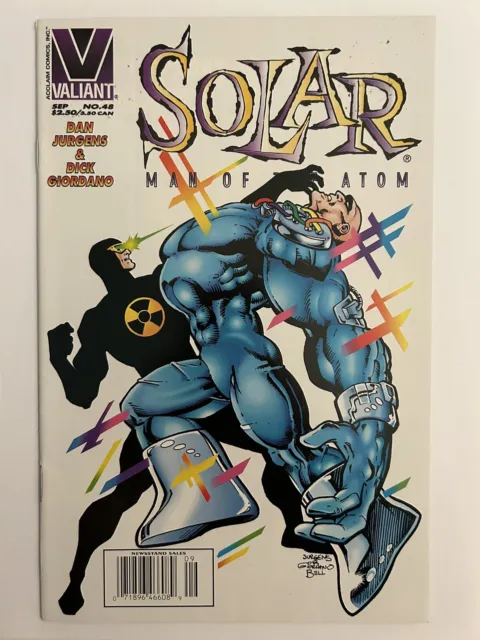 Solar Man of Atom #48 Rare Newsstand Variant Valiant Acclaim Comics VF/NM 1995