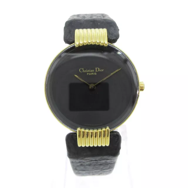 Christian Dior Bagheera Black Moon D46 153-5 Ladies Wristwatch Watch 30468
