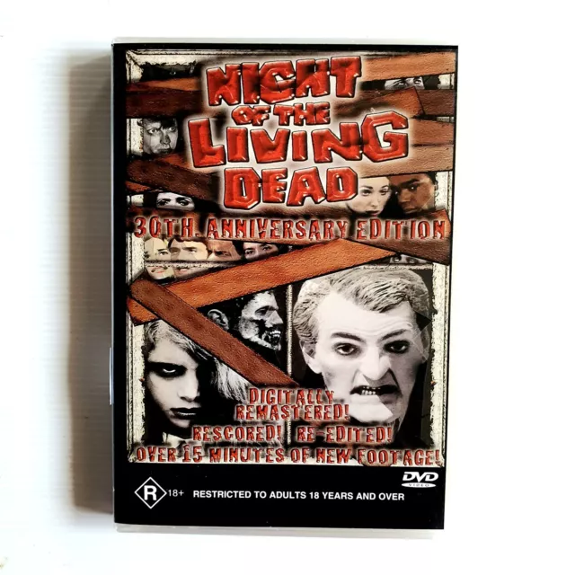 Night Of The Living Dead | 30th Anniversary Special Edition DVD 1968, Region 4