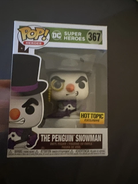 The Penguin Snowman Funko Pop #367 DC Super Heroes Hot Topic Exclusive