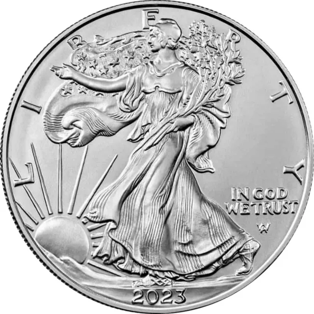 2023 American 1 oz .999 Fine Silver Eagle $1 Coin BU - Free Shipping