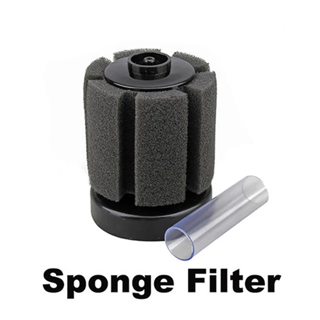 Sponge-Filter Fish Tank Air Pump Skimmer Aquarium Betta Shrimp Filtration NEW 2