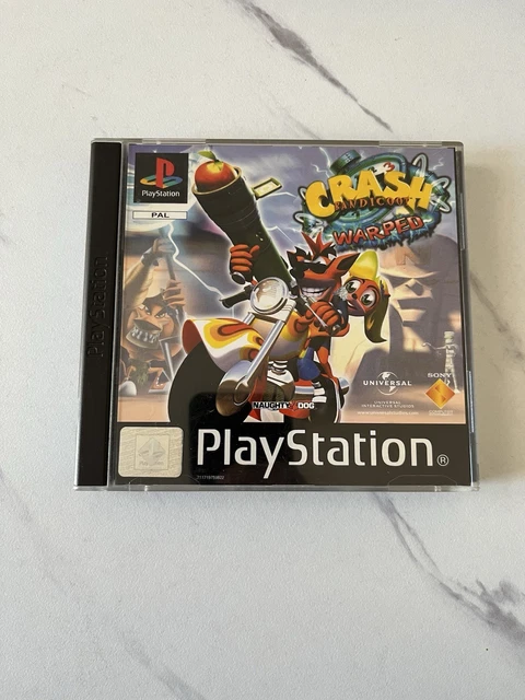 Jeu Crash Bandicoot 3 Warped PS1 - Version Française Avec Notice, Bon état