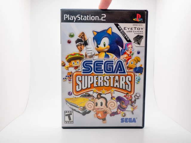 Sega Superstars (Sony PlayStation 2, 2004) PS2 No Manual Tested & Working