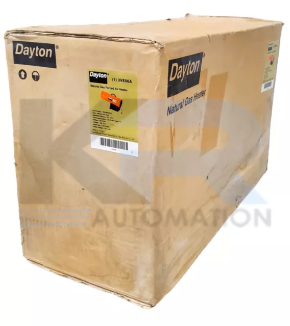 NEW SEALED Dayton 3VE56A Natural Gas Forced Air Heater 150000BtuH 435CFM 120VAC