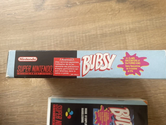 Bubsy - Nintendo SNES- Complet - PAL FAH - Très Bon Etat FR TBE 11