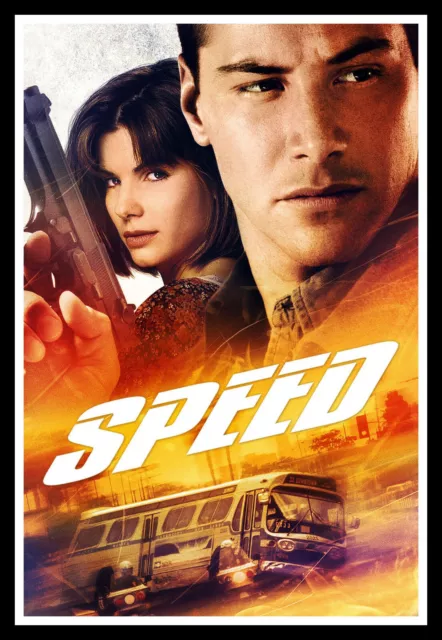 Speed - Keanu Reeves Movie Poster Print & Unframed Canvas Prints