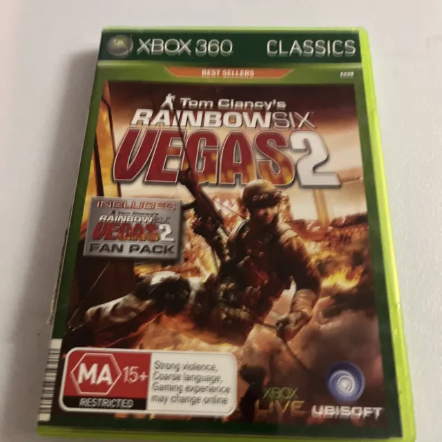 Tom Clancy's Rainbow Six: Vegas 2 (Microsoft Xbox 360 AUTHENTIC MANUAL ONLY