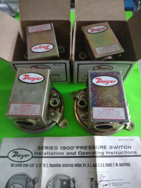 Dwyer 1900 pressure switch