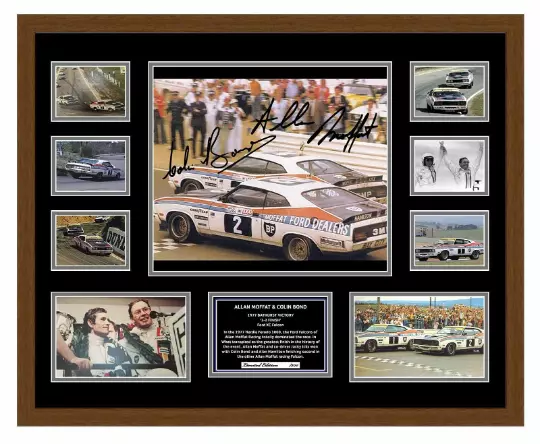 Allan Moffat Colin Bond 1977 Bathurst 1-2 Finish Signed Limited Edition Frame 3