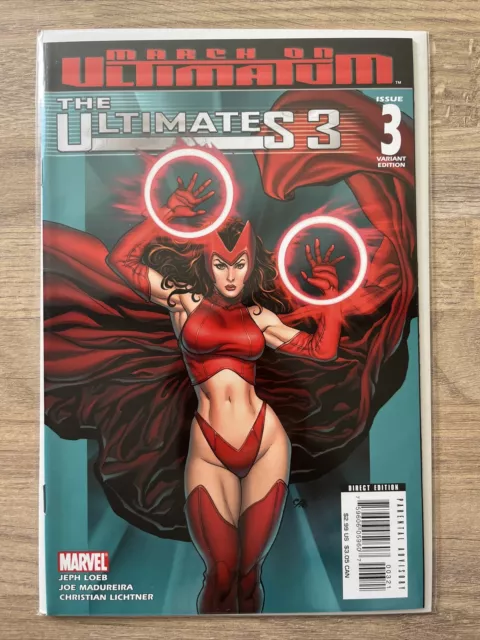 Marvel Comics The Ultimates 3 #3 Scarlet Witch Variant Frank Cho 2008