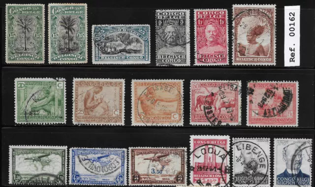 BELGIAN CONGO - ca. 50 stamp lot 1900 to 1960 MNH and USED + Free GIFT 2