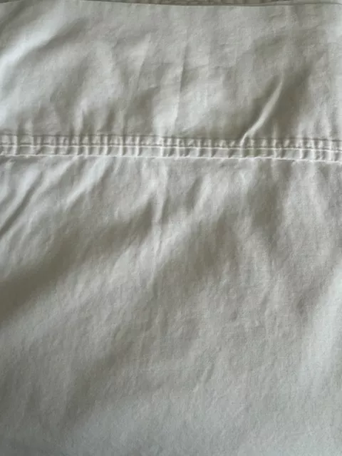 WAMSUTTA 100% PIMA Cotton Full Flat Sheet White 228cmx236cm $29.99 ...