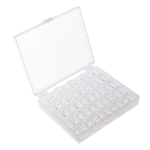25 Pcs Spulenboxen Für Nähmaschinen Fadenspulen Aus Kunststoff