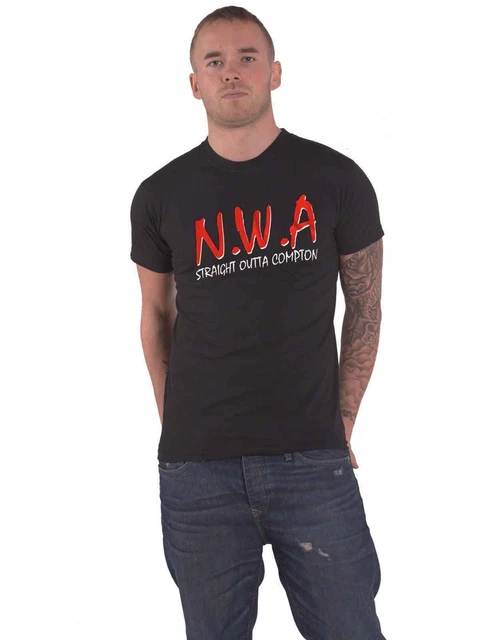 NWA T Shirt Classic Logo Straight Outta Compton new Official Unisex Black