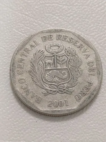 COIN / PERU / 1 SOL 2001 UN NUEVO SOL free UK POST Kayihan coins T128