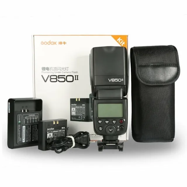 Godox V850II Flash Speedlite for Canon Nikon Sony Pentax Olympus 2.4G HSS Li-ion