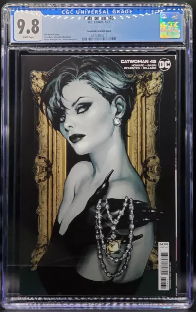 Catwoman 45 CGC 9.8 D.C. Comics, 9 /22.  1:25 Incentive Sozomaika Variant Cover