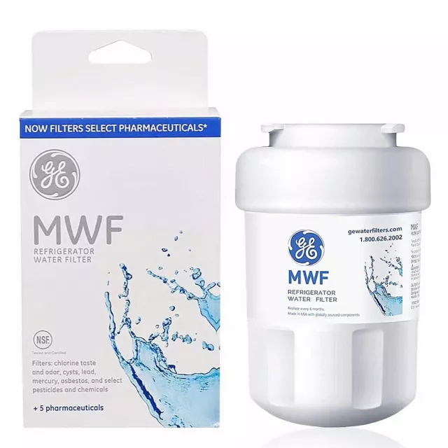 General Electric 1 pack MWF refrigerator water filter SmartWater replacement new