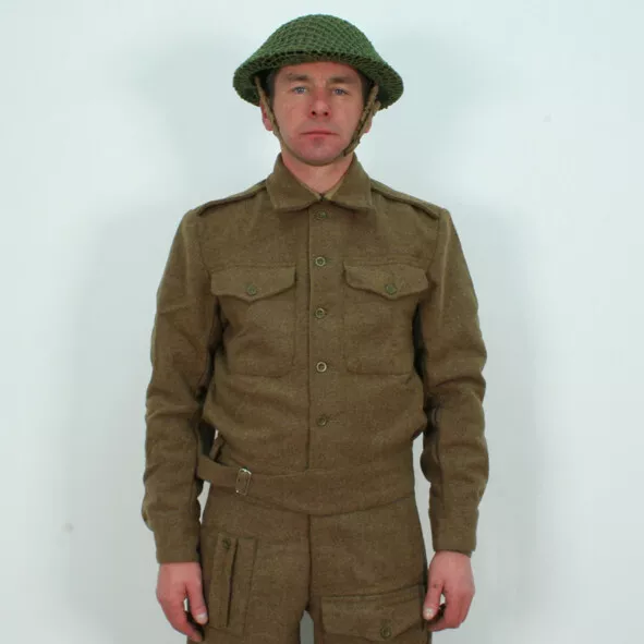 Replica 1940 British Army  WW2 BD Battle Dress Wool Jacket by Kay Canvas  BE759